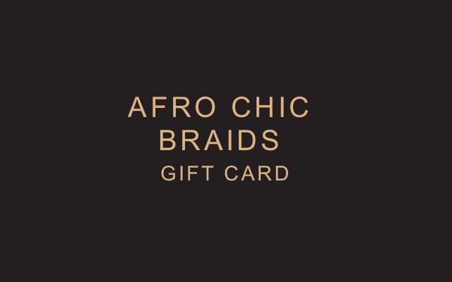 AfroCHIC Braids client