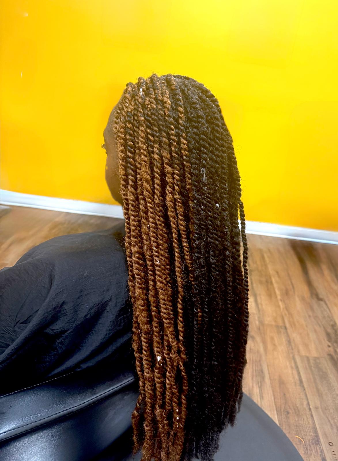 AfroCHIC Braids client
